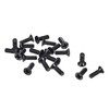 sourcing map M2 x 6mm Phillips Screw Fastener Black for