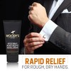 Woodys Crema de manos restauradora para hombres, hidratante, hidratante y