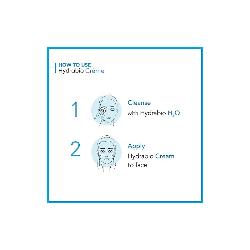 Ba2 B42ioderma Hydrabio Moisturizing Face Cream For Dry Skin