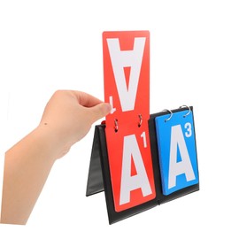 BESPORTBLE Portable Scorekeeper for Sports Flip Scoreboard for Basketball Tennis Badminton Easy to Use Durable Design for Indoor and Outdoor Activities