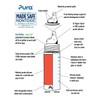 Pura Kiki Stainless Steel Sippy Bottle 325ml - Aqua