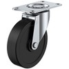 Uei Caster: E Series, E-type, Free-Caster Rubber Car, Wheel Diameter φ3.0 inches (75 mm), Manufacturer Model: E-75RH