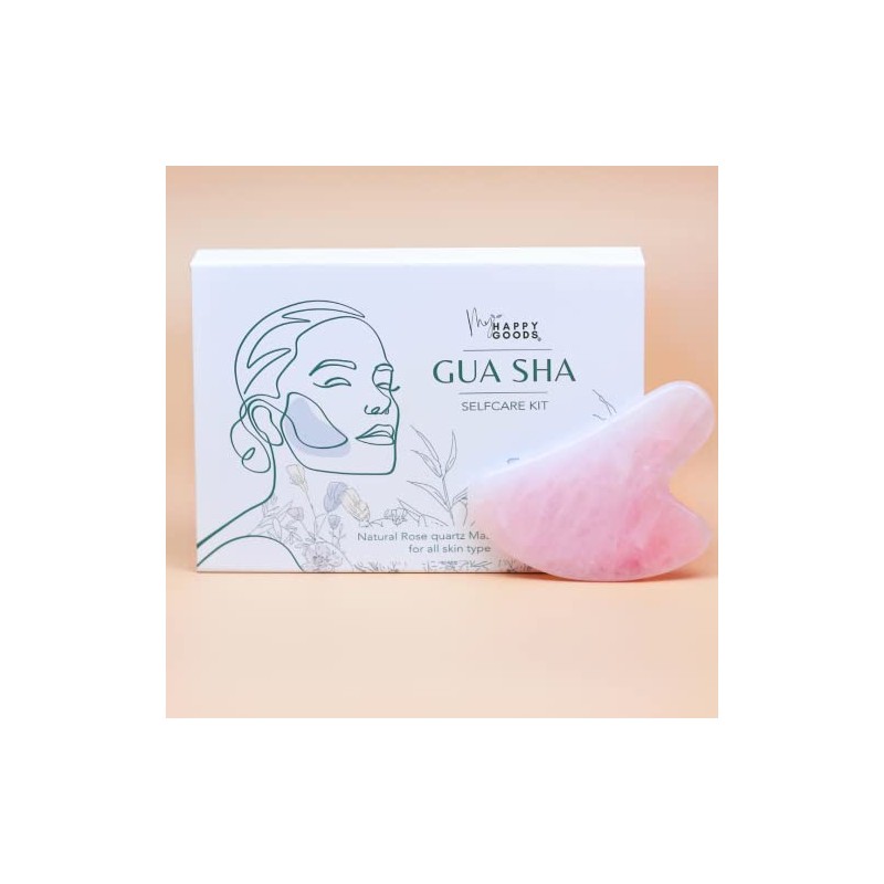 Premium Rose Quartz Gua Sha I Massage Stone I Gua