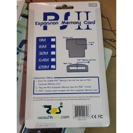 EMS PS2 Expansion Memory Card 128M (2006, EMS) Brand New Sealed ASIAN PS2 Import