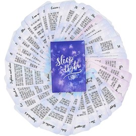 Sunny Present Sleep Tight Cards C 45 Meditation and Mindfulness Cards - Calm Down and Relax & Relief Stress and Anxiety - Self Care, Therapy & Counseling Tool