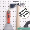 Pegboard Hook Locks Black Plastic Peg Hook Fixer Board Accessories