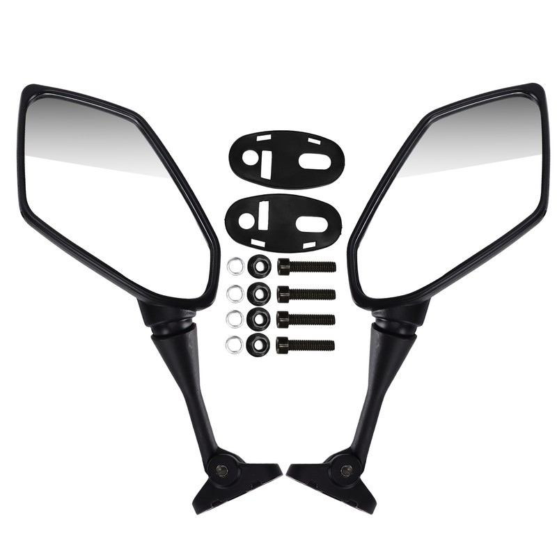Pair Motorcycle Rearview Mirrors Left Right Replacement for CBR600RR CBR600