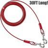 BV 30Ft Heavy Duty Dog Leash Cable For Dogs Up