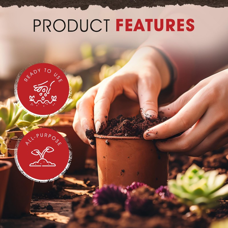 Michigan Peat Garden Magic All Purpose Potting Soil for Lawns,