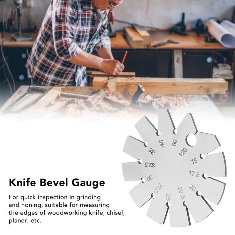 Cunyuer Bevel Gauges, Angle Finder,Sharpness Tester, Knife Sharpness Tester for