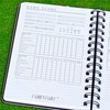 CADDENT GOLF Log Book - Wire-Bound Golf Notebook and Golf