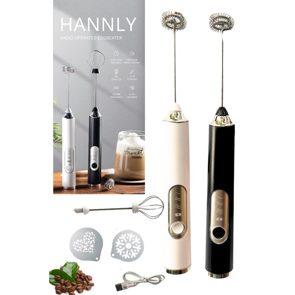 Electric milk frother (Black)