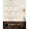 Natural Weathered Stone Wall Sconce, 8.7" Rustic Stone Wall Lights,