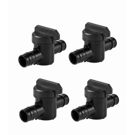 (Pack of 4) EFIELD Poly PPSU Pex-A Expansion 3/4" X3/4" Full Port Ball Valve ONLY For Pe-A Tubing Connection, ASTM F1960