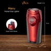 Visol Meru Dual Torch Flame Refillable Gas Lighter (Shipped Without
