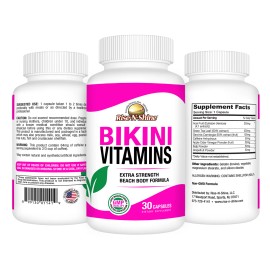 Rise-N-Shine, LLC Bikini Vitamins | Women’s Daily Supplement for Tone & Energy – 30 Day