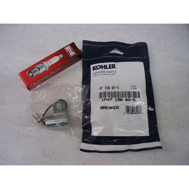 Kohler Points & Condenser ,Champion Plug forJohn Deere 110 112