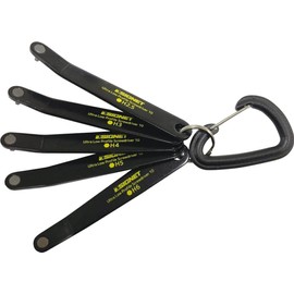 SIGNET 35081 Maintenance Tool Low Profile Offset Wrench Set of 5 Hex Type Black