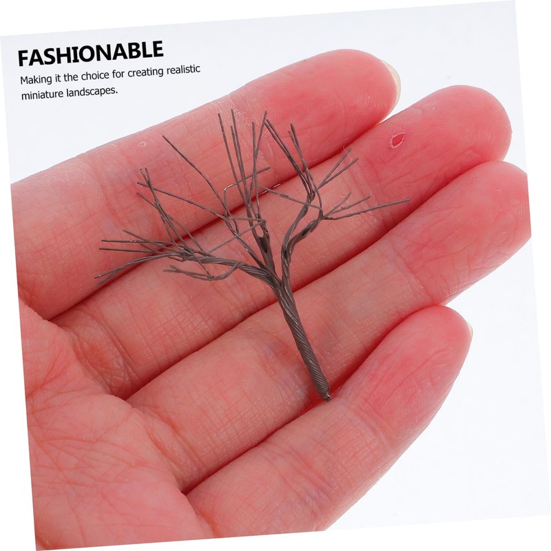 TOPPERFUN Miniature Landscape Tree Trunk 4cm Exquisite Model Branches Set