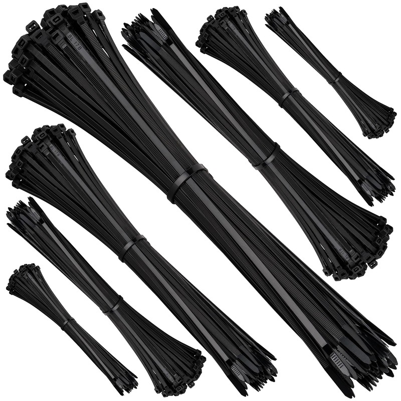 ISOLATECH Cable Ties Black UV Resistant Pack of 100 370