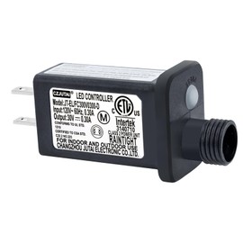 8 Mode Light CZJUTAI JT-EL/FC300V0300-C 30V9W LED Transformer Class 2 Power Supply with 8 Modes, Memory & 6 Hour Timer - Christmas Lights, Net Lights, Icicle Lights [Z89T]