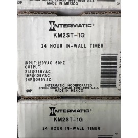 INTERMATIC KM2ST-1G, 24 Hour Wall Timer 120VAC 60HZ NEW