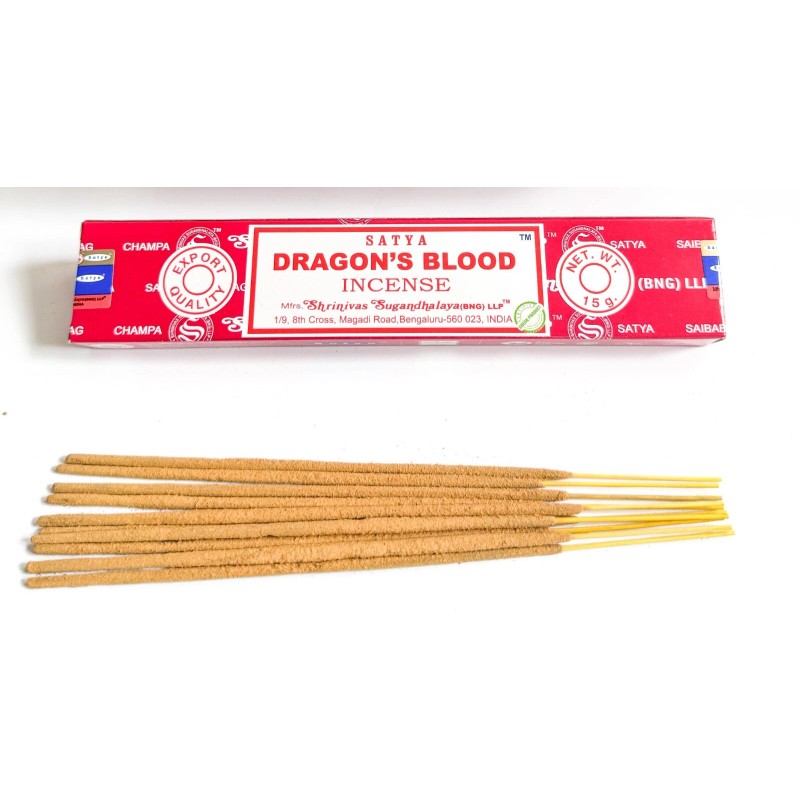 Satya Dragons Blood Incense Sticks - Pick 15-30-45-90-18 - 1