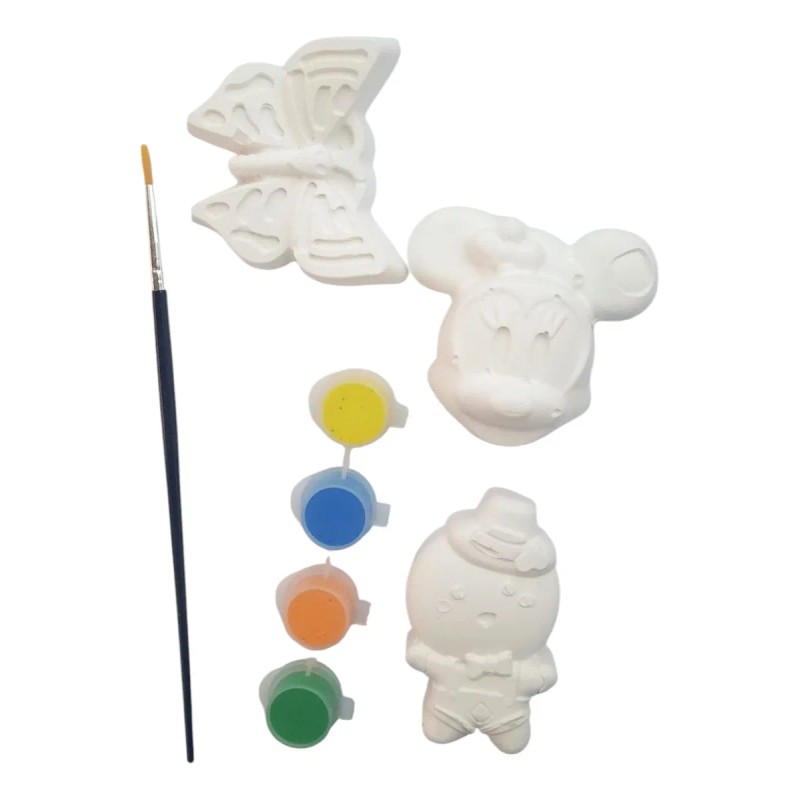 40 Kits Recuerdos Figuras De Yeso Para Pintar