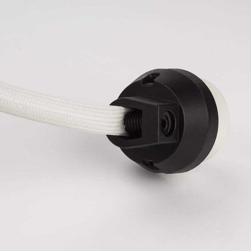 DiCUNO GU10 Ceramic Socket Lamp Holder, 15CM Long Wire Bulb