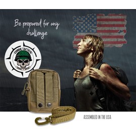 Premium Survival Hygiene Kit – Camping Hygiene Supplies – 72 Hour Kit – MOLLE Pouch – Emergencies, Bug Out Bags, Hurricanes – Disaster Preparedness Hygiene Kit – Car Window/Laptop Sticker Included