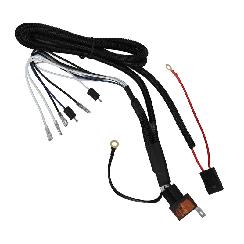 12V Horn Wiring Harness Relay Kit 1.9m Cable 50W One