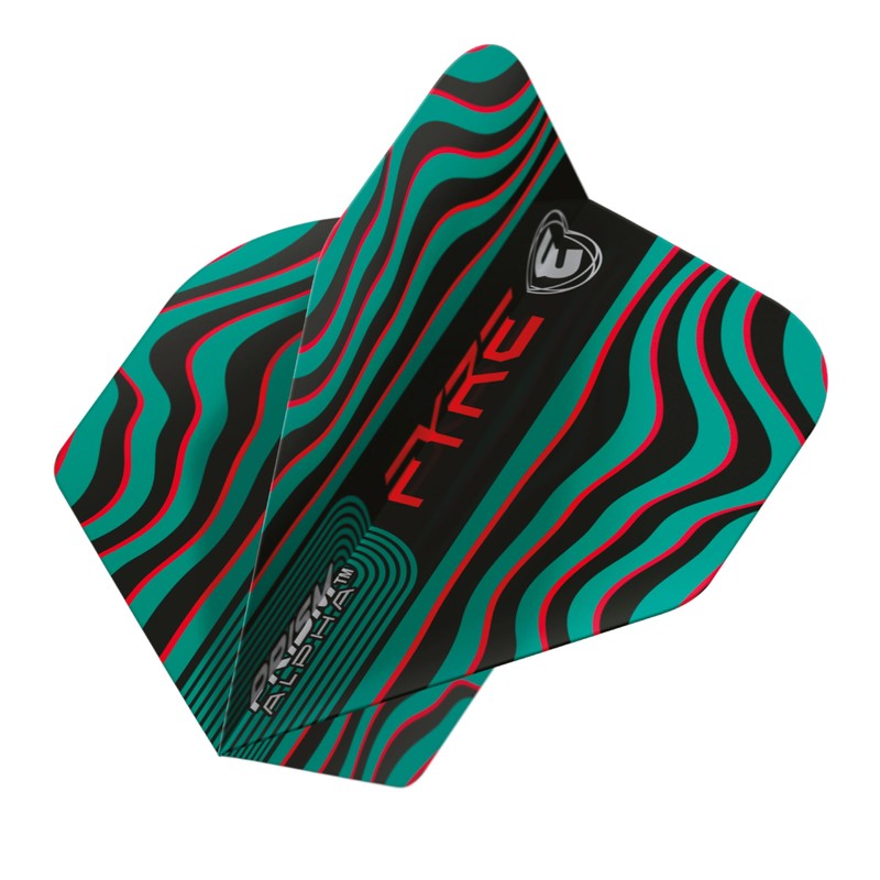 WINMAU Prism Alpha Fyre Design Dart Flights - 10 sets