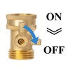 Xiny Tool Brass Garden Hose Shut Off Valve, 4 Pack