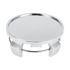 TUCKBOLD Wheel Center Cap Wheel Cap Center Cap Universal Compatibility Rust Proof Tire Cap Wheel Center Hub Cap Outer Diameter 62mm/2.44" Snap-in Plastic Silver Tone 1 Piece