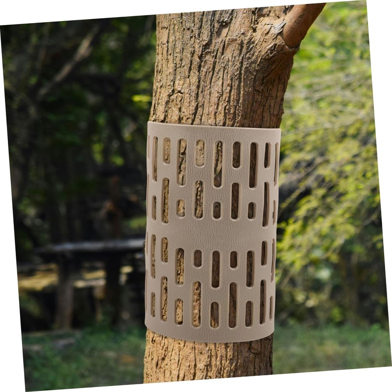 Sosoport 1pcs Tree Trunk Protector Adjustable Plastic Tree Guard Easy