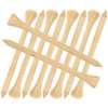 WOONEKY 50pcs Golf Bamboo Wood Golf Tees Golf Tees Bamboo