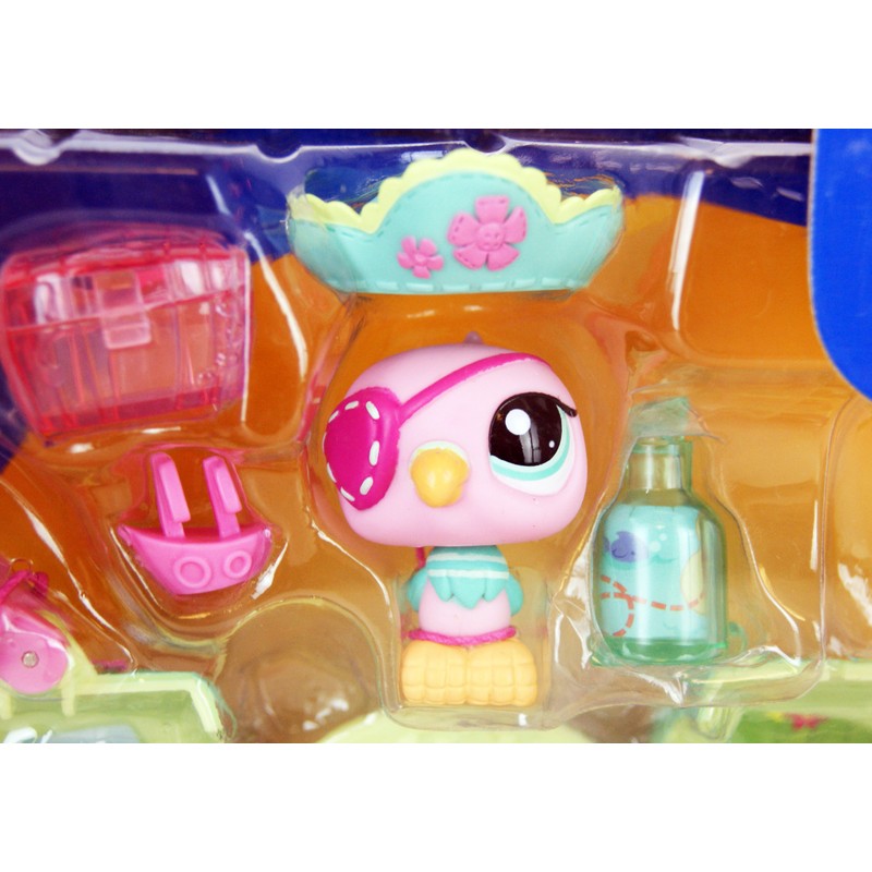 Littlest Pet Shop On the Go Mini Parrot and Pet