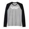 Fishy Nuts Naughty Sarcasm Quote Raglan Baseball Tee