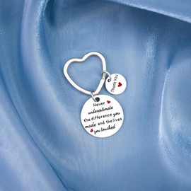 LKBVUG Special Thank You Gifts for Women Men—”Never Underestimate the Difference You Made” Presents Appreciation Gifts for Coworker Nurse Teacher Women Christmas Retirement Graduation Birthday Gifts