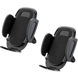 Scosche SUHV-2PKXCES0 Select Vent Phone Mount for Car and Removable Vent Clips, Portable, Convenient Quick-Release Button, 2-pack