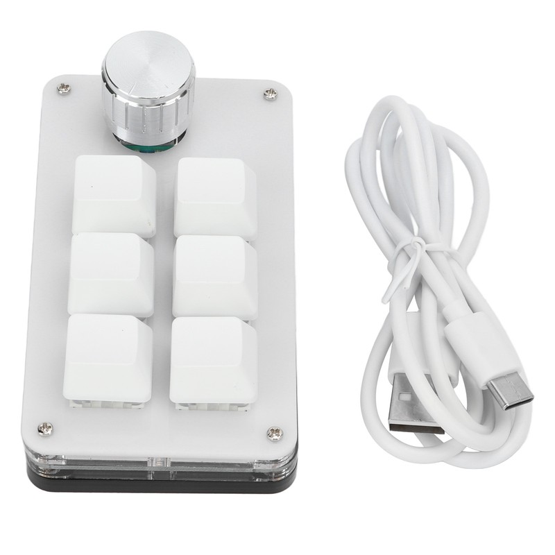 One Handed Mechanical Keyboard Multifunction 6 Key Mini Gaming Keypad