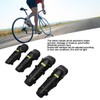 4PCS Knee Pads Elbow Pads Night Luminous Knee Protective Gear
