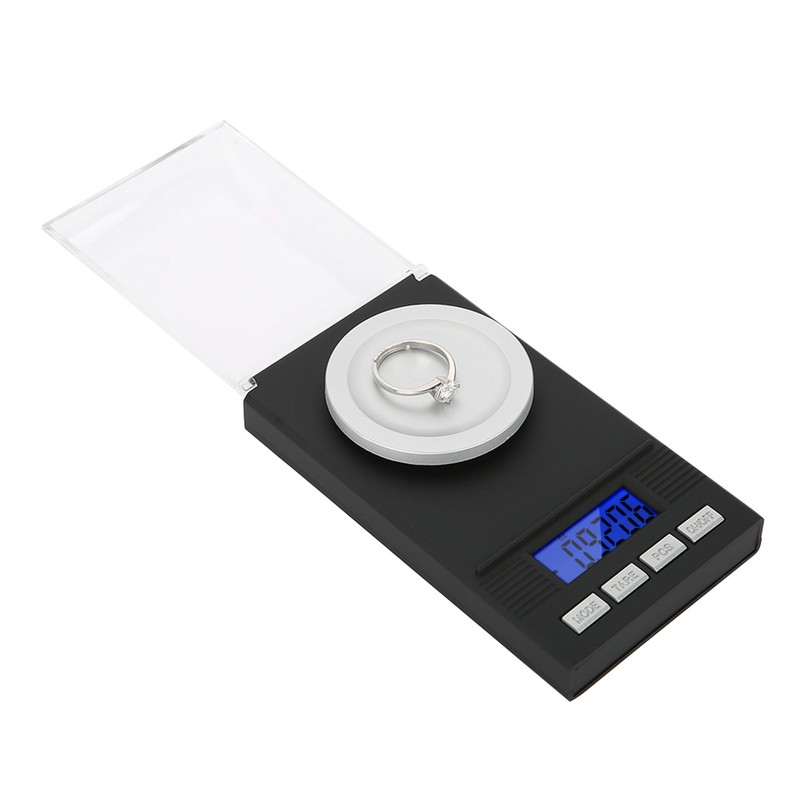 Mini Portable High Accuracy 0.001g Pocket Jewelry Scale with LED
