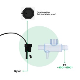 Watflow Flow Switch for Sundance Spa, Jacuzzi Hot Tub and Sweetwater Spas, Flow Switch Replacement for Q-12DS-C2, Replace Part# 2560-040