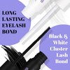 Lash Glue Black for Eyelash Cluster: Wand Bond, Mild, Fast