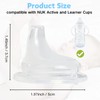4 Pack Replacement Silicone Spout Compatible with NUK Active and