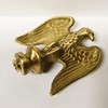 Lamp Finial-Solid Cast Brass Eagle Highly Detailed W/Dual Threads, WB