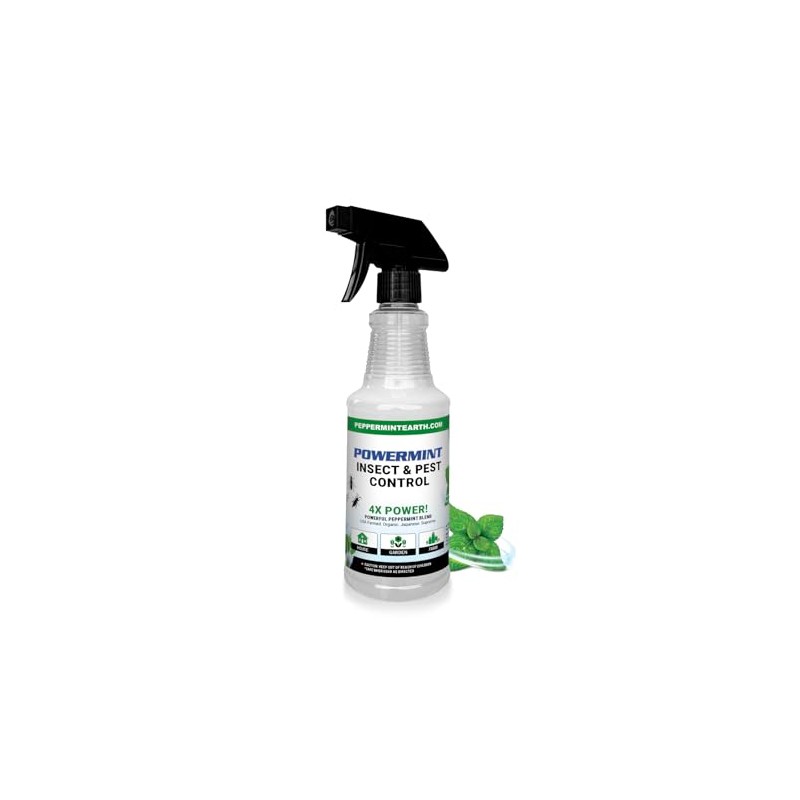 Powermint Peppermint Oil Insect & Pest Spray for Spiders, Ants,