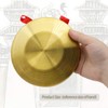 GTHER 15cm 5.9in Chinese Traditional Percussion Instrument Gong with Wooden