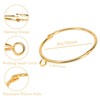 Openable Curtain Rings with Eyelet,24PCS Curtain Rings,Drapes Rings 76mm Interior